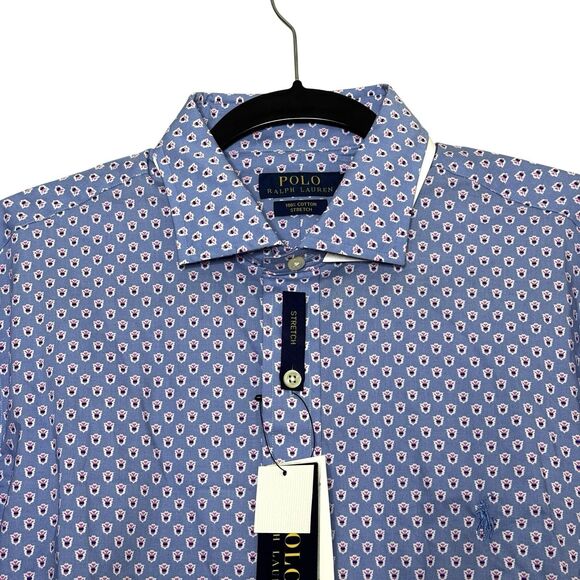Polo by Ralph Lauren Other - NWT Polo Ralph Lauren Men’s Blue Floral Print L Long‎ Sleeve Button Down Shirt